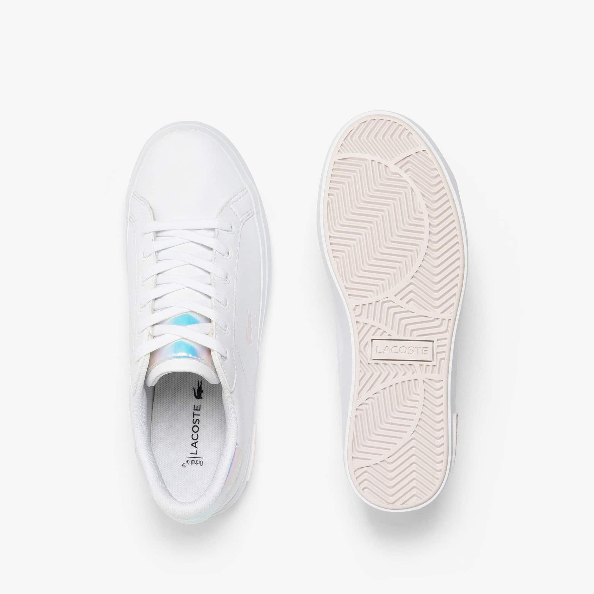 Sneakers Powercourt junior Sneakers - Blanc - Lacoste - Enfant