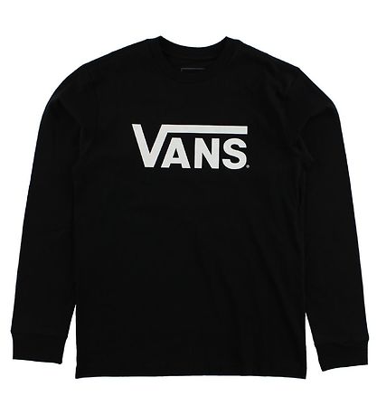 Vans Bluse - Sort m. Hvid Logo