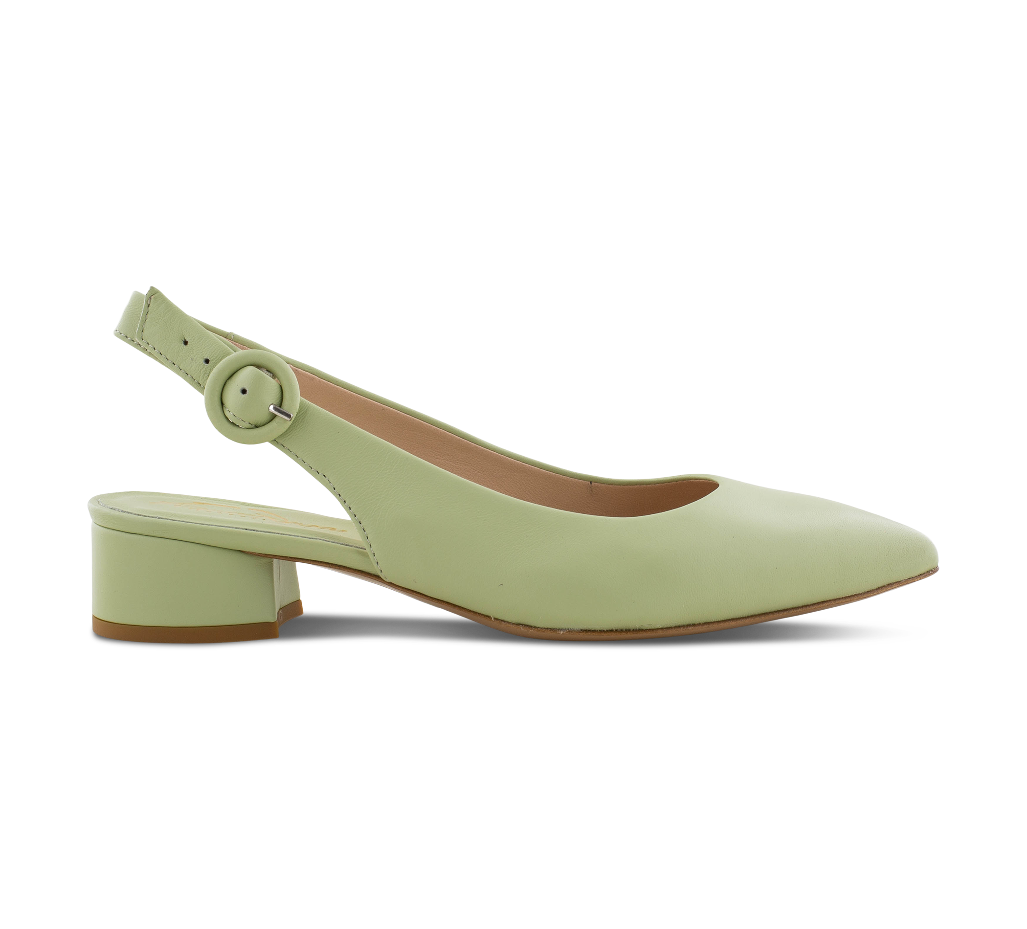 Franco Russo Sling-Pumps grün