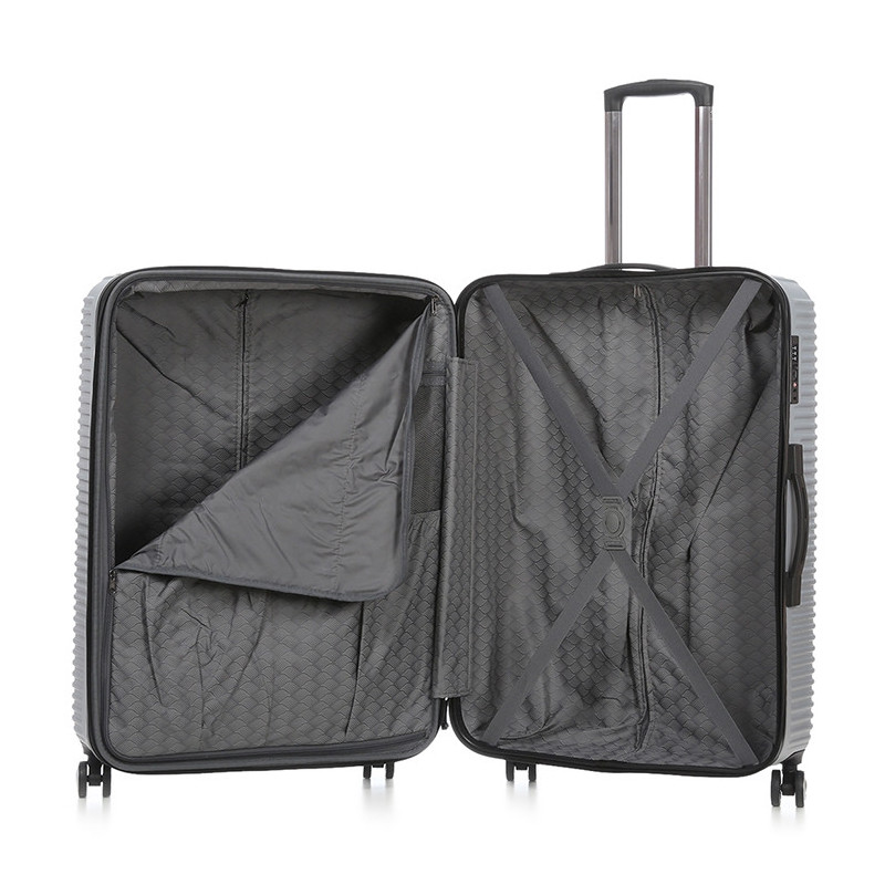 Lot de 4 valises rigides Takai 87, 77, 67 et 55 cm Argent