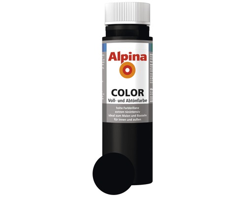 Alpina Vol- en Tintverf Zwart 250 ml