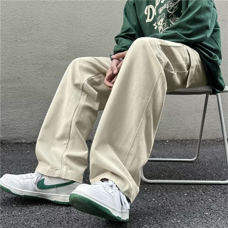 AXEN - Low Rise Plain Straight Leg Cargo-broek