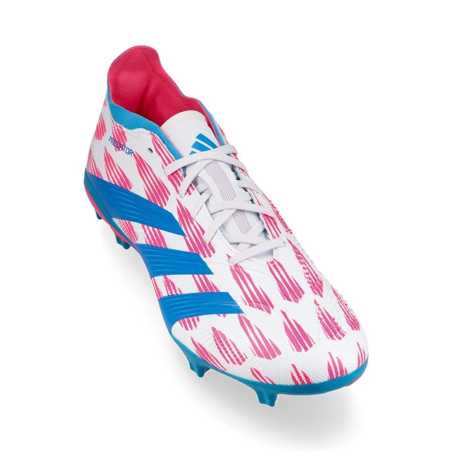 adidas Predator League FG Reemergence - Blanc/Bleu/Rose