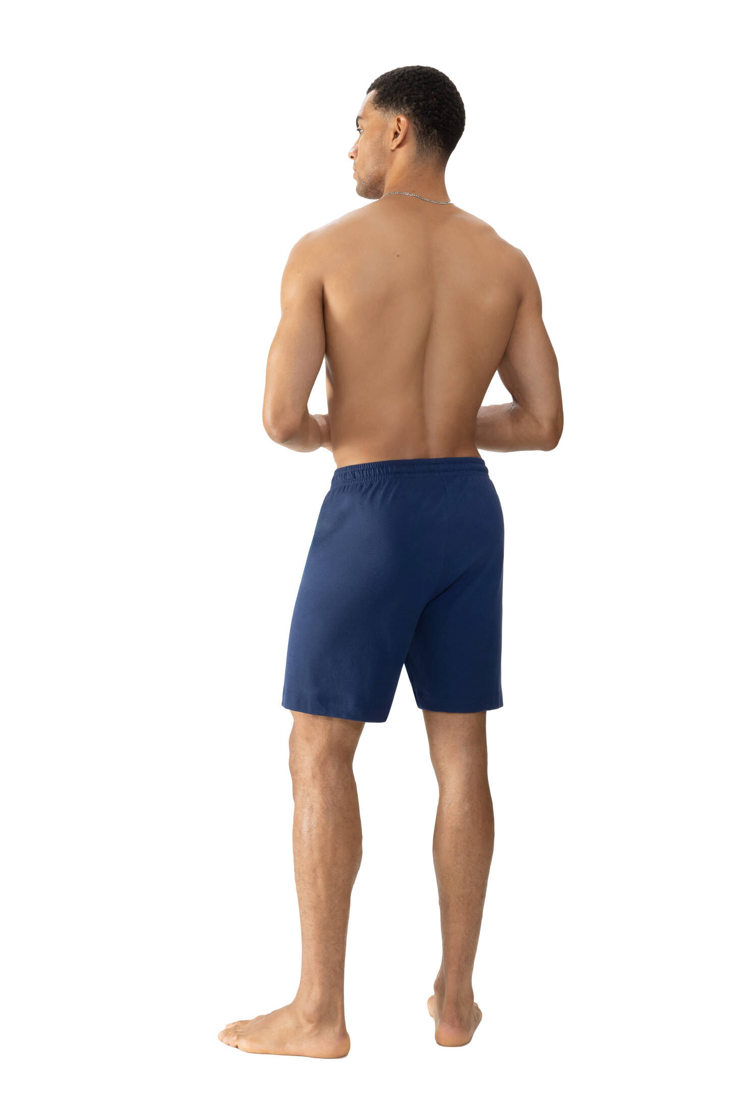 mey| Herren Hose kurz Serie Solid Night