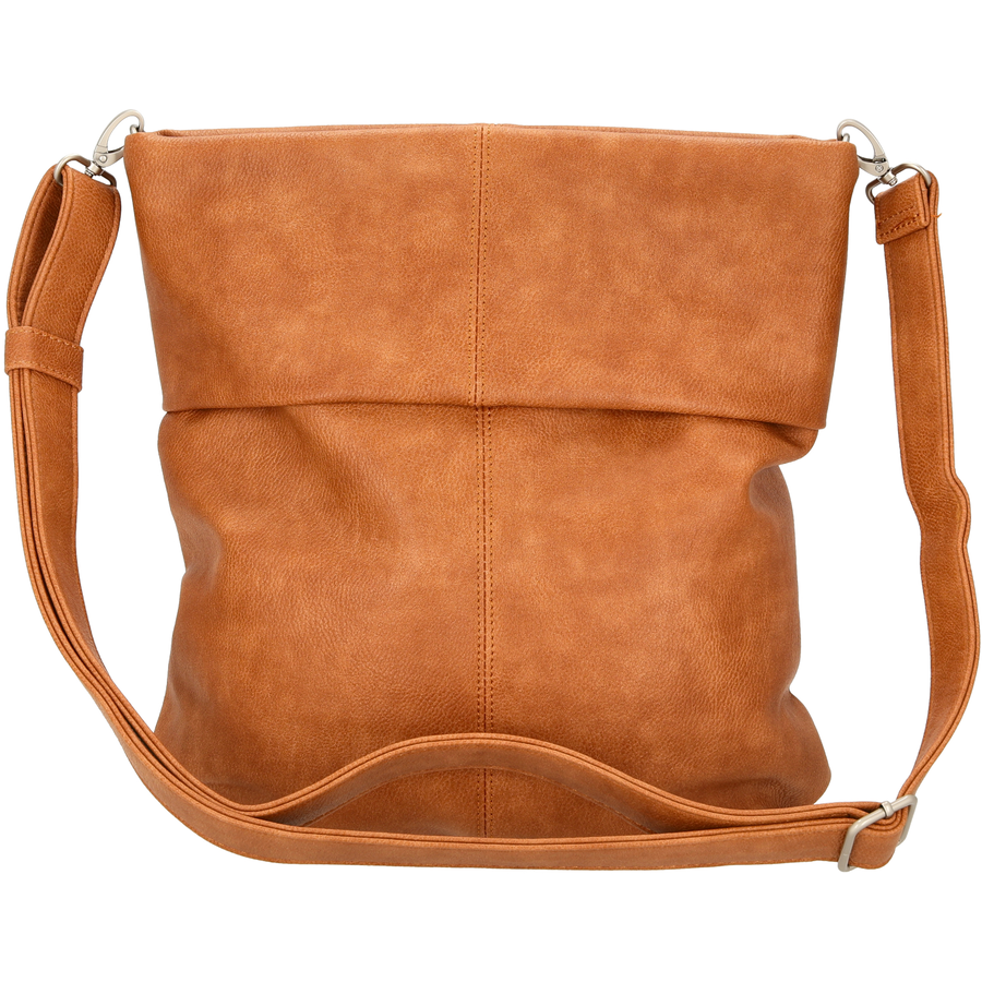 zwei Mademoiselle M12 - Schultertasche 32 cm velours-ash