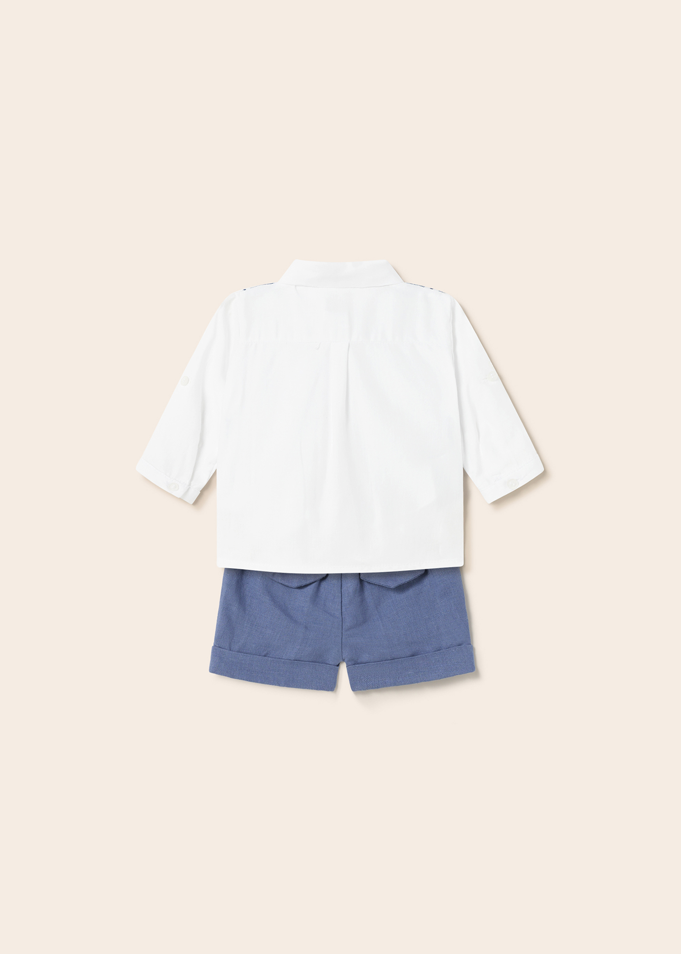 Conjunto de linho de 2 peças para recém-nascido