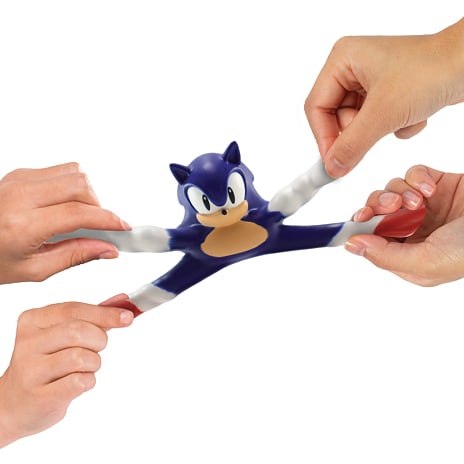 Goo Jit Zu Sonic strækbar figur - flere varianter - assorteret