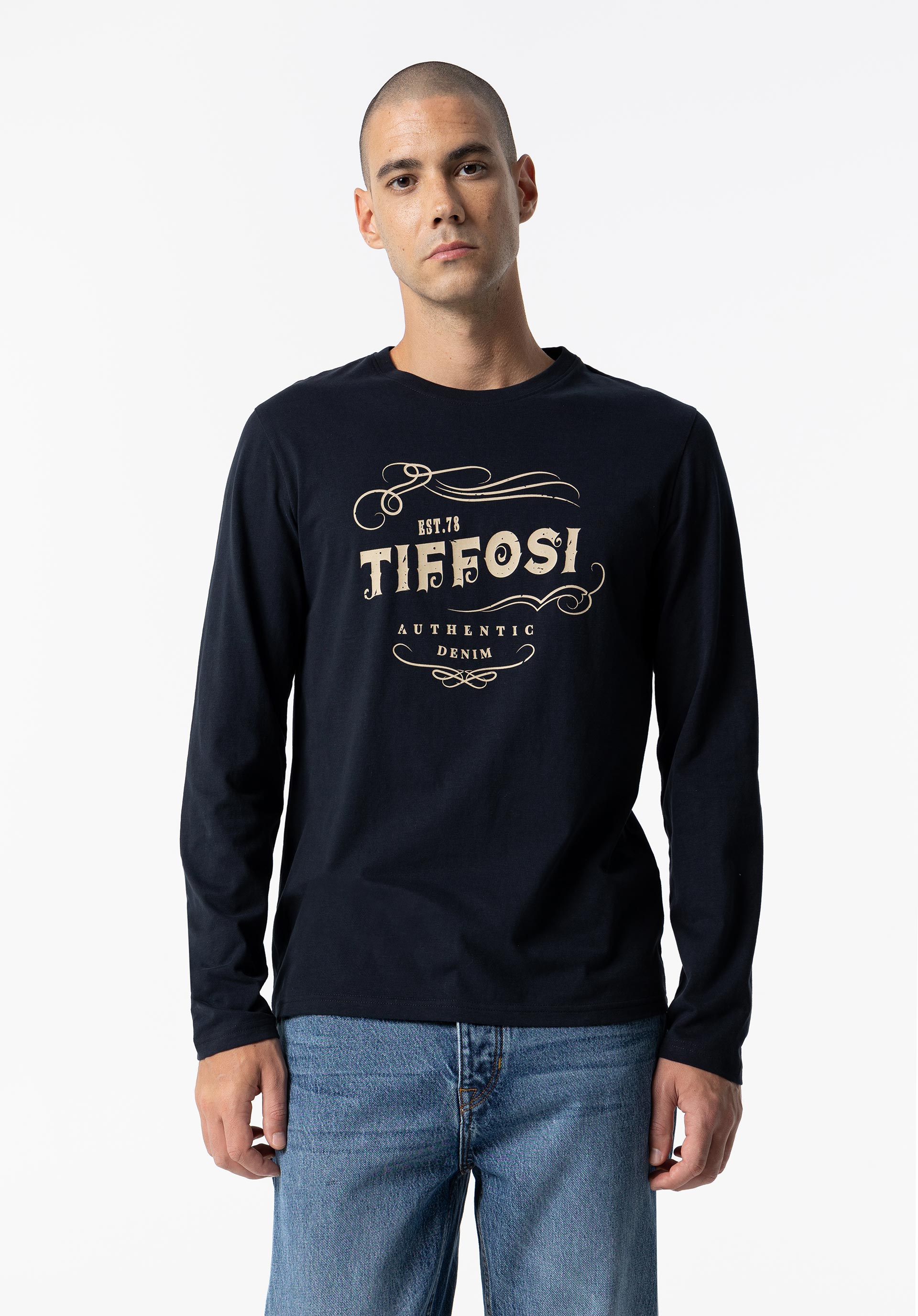 T-shirt com Estampado Frontal