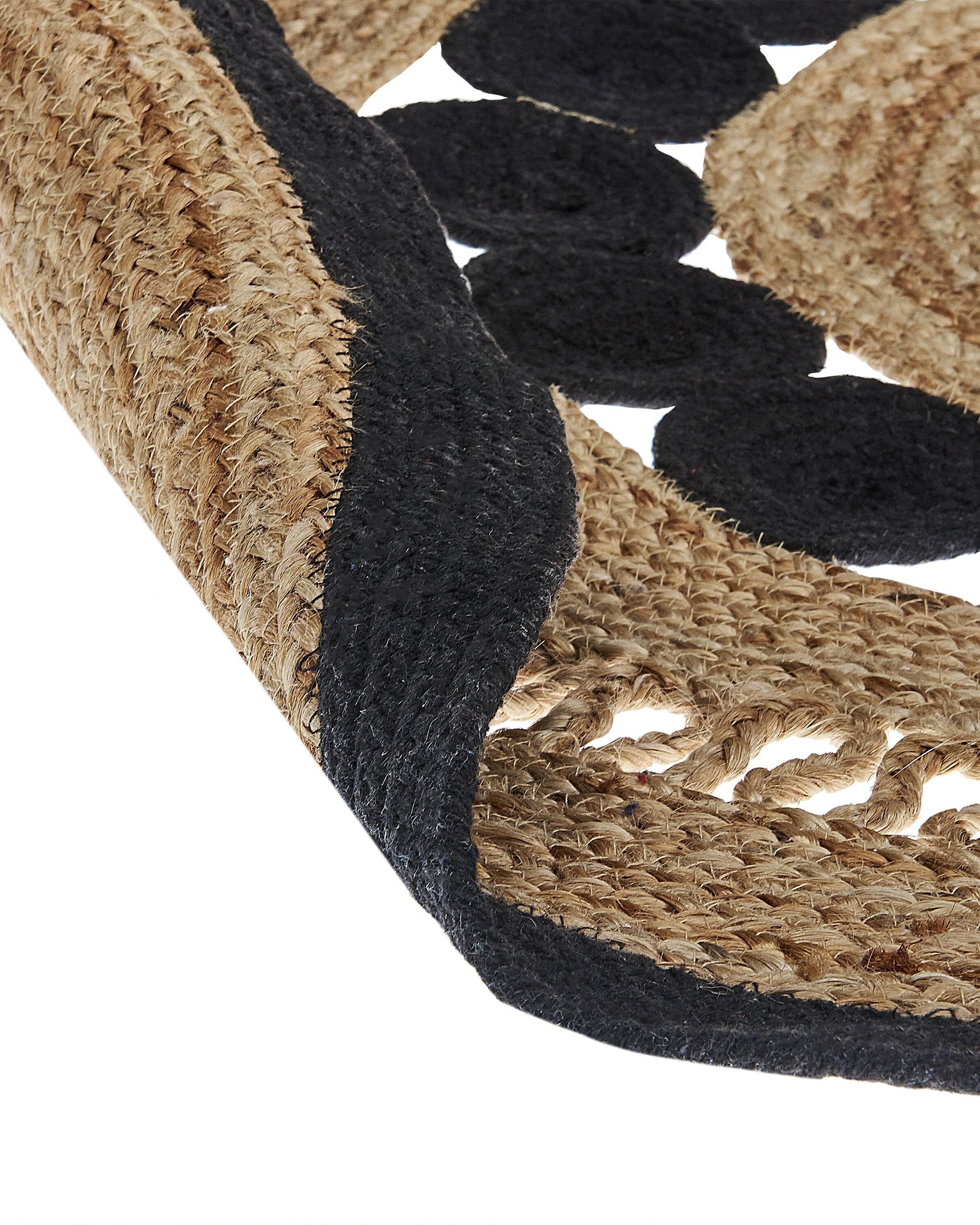 Vloerkleed YOZGAT Beige ø 120 cm Jute