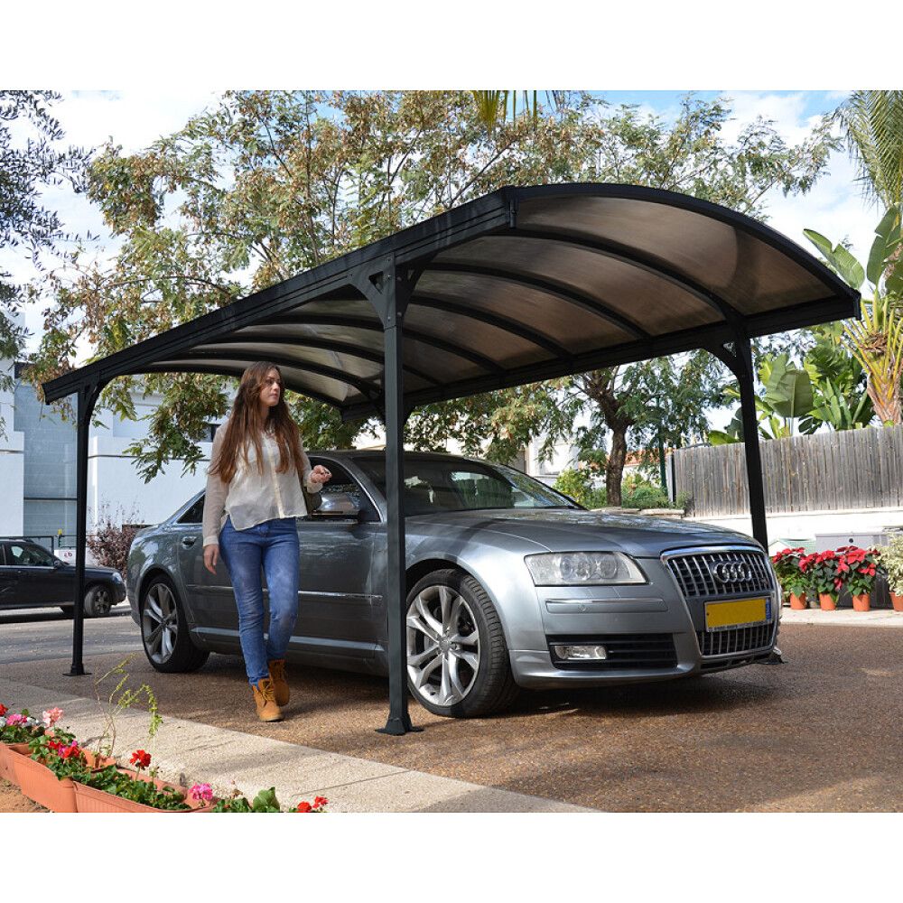 CARPORT CANOPIA VITORIA 14,6M² BRONSE/GRÅ