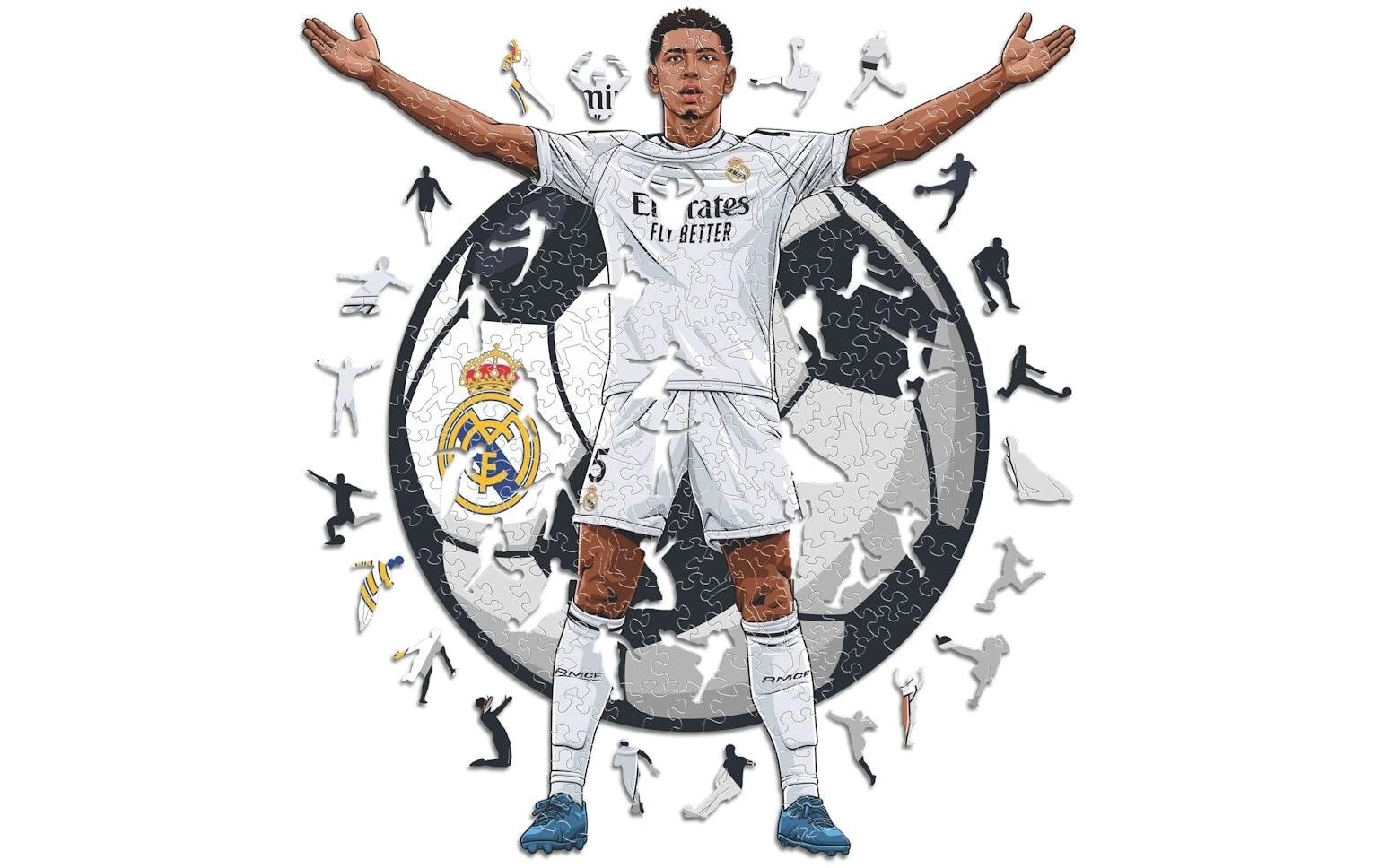 Puzzle »Iconic Jude Bellingham – Real Madrid« Holzart: Birke (Herkunftsland: China)