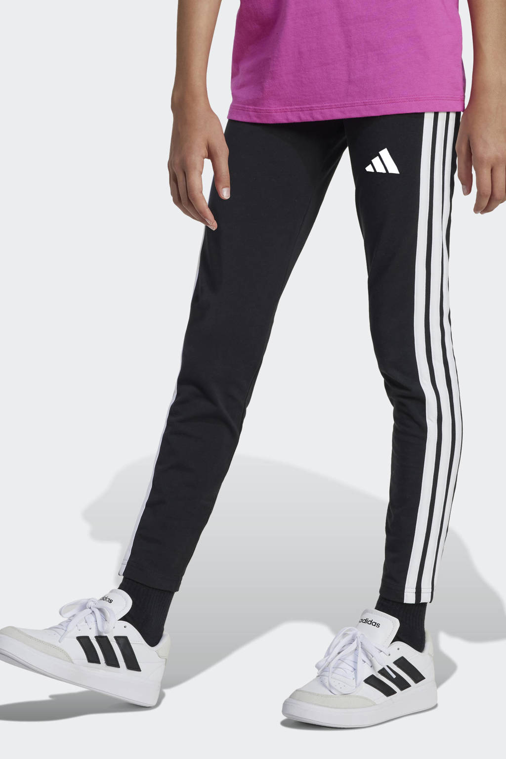adidas legging zwart/wit
