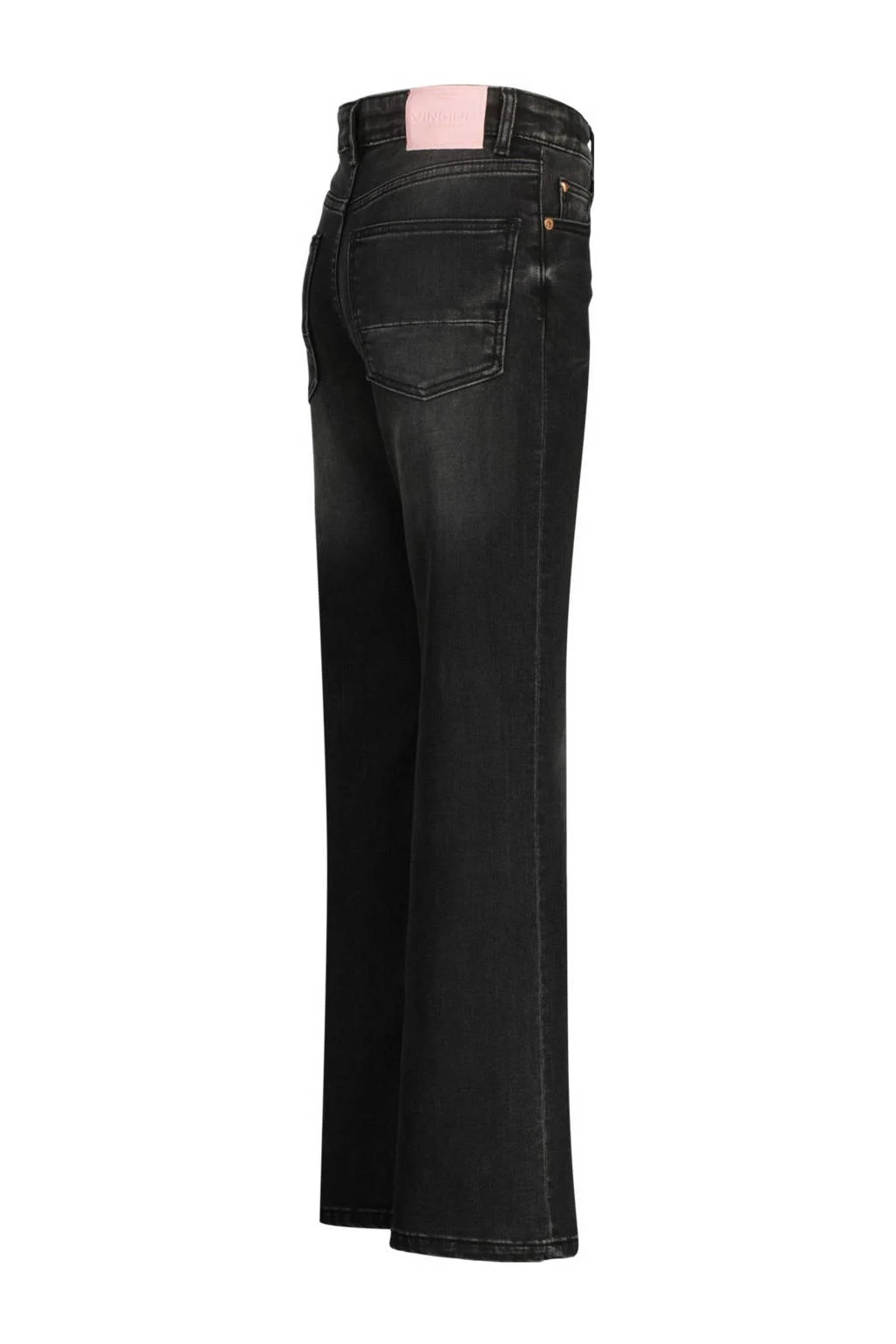 Vingino straight leg jeans Claire black denim