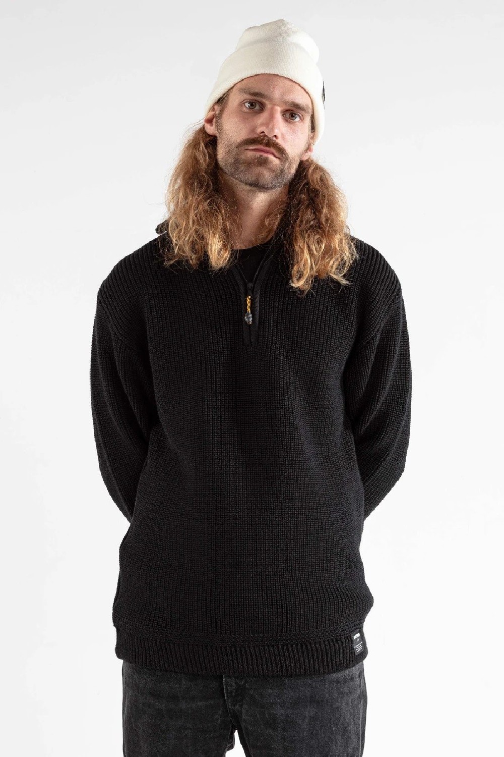 Jeckybeng Seemanns-Pullover The Seaman Sweater Unisex Black