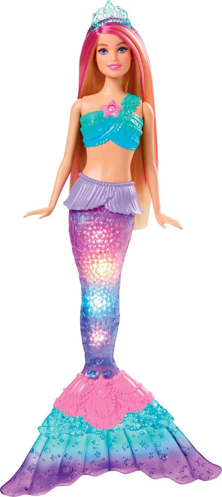 BARBIE - POUPEE SIRENE LUMIERES DE REVE