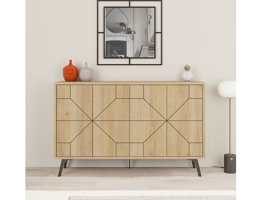 CONCEPT1 - Bahut Dune chene 123 x 35 x 62,4cm