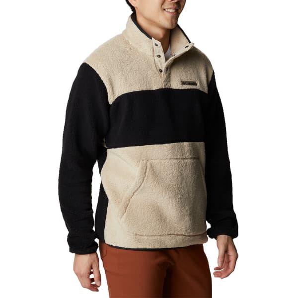 Sweat polaire COLUMBIA RUGGED RIDGE SHERPA HALF SNAP ANCIENT FOSSIL, BLACK