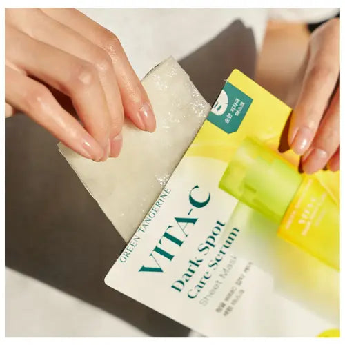 Green Tangerine Vita C Dark Spot Care Serum Sheet Mask
