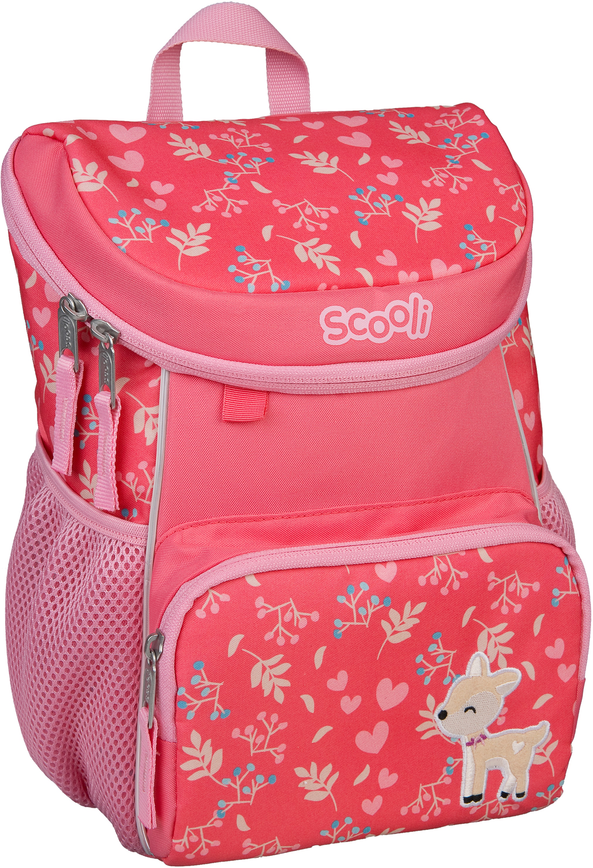 Scooli Kinderrucksack »Mini-Me, Daisy Deer« Reflektoren