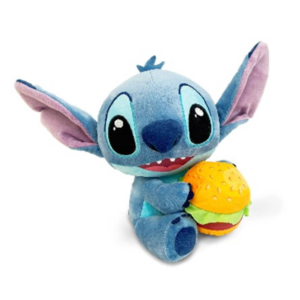 Disney Stitch knuffel met hamburger pluche - 25 cm
