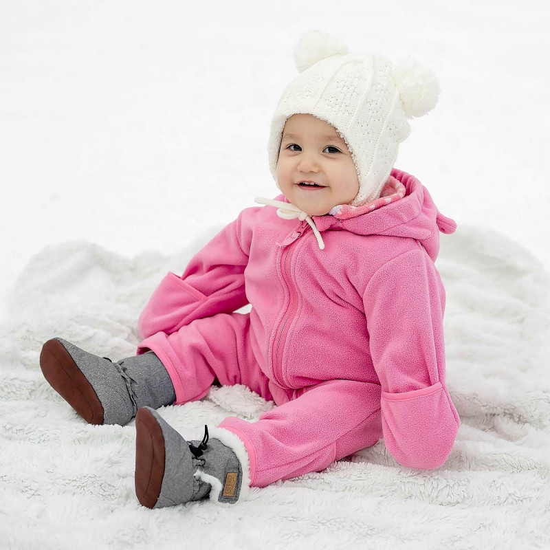 Jan and Jul Jan and Jul Stay-Put Winter Booties Dusty Pink