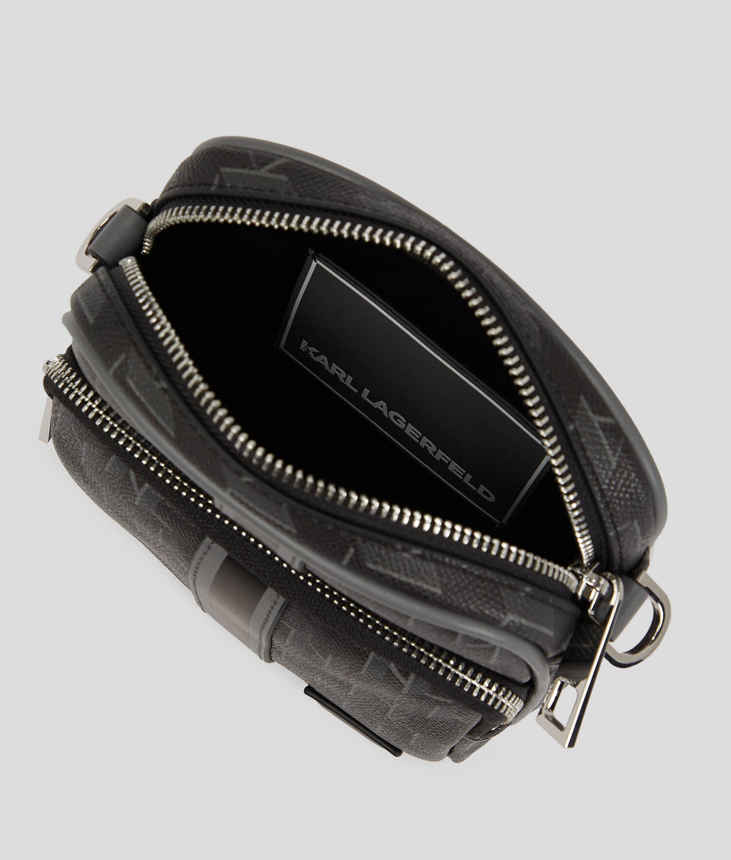 SAC BANDOULIÈRE K/KANVAS - Noir/Gris