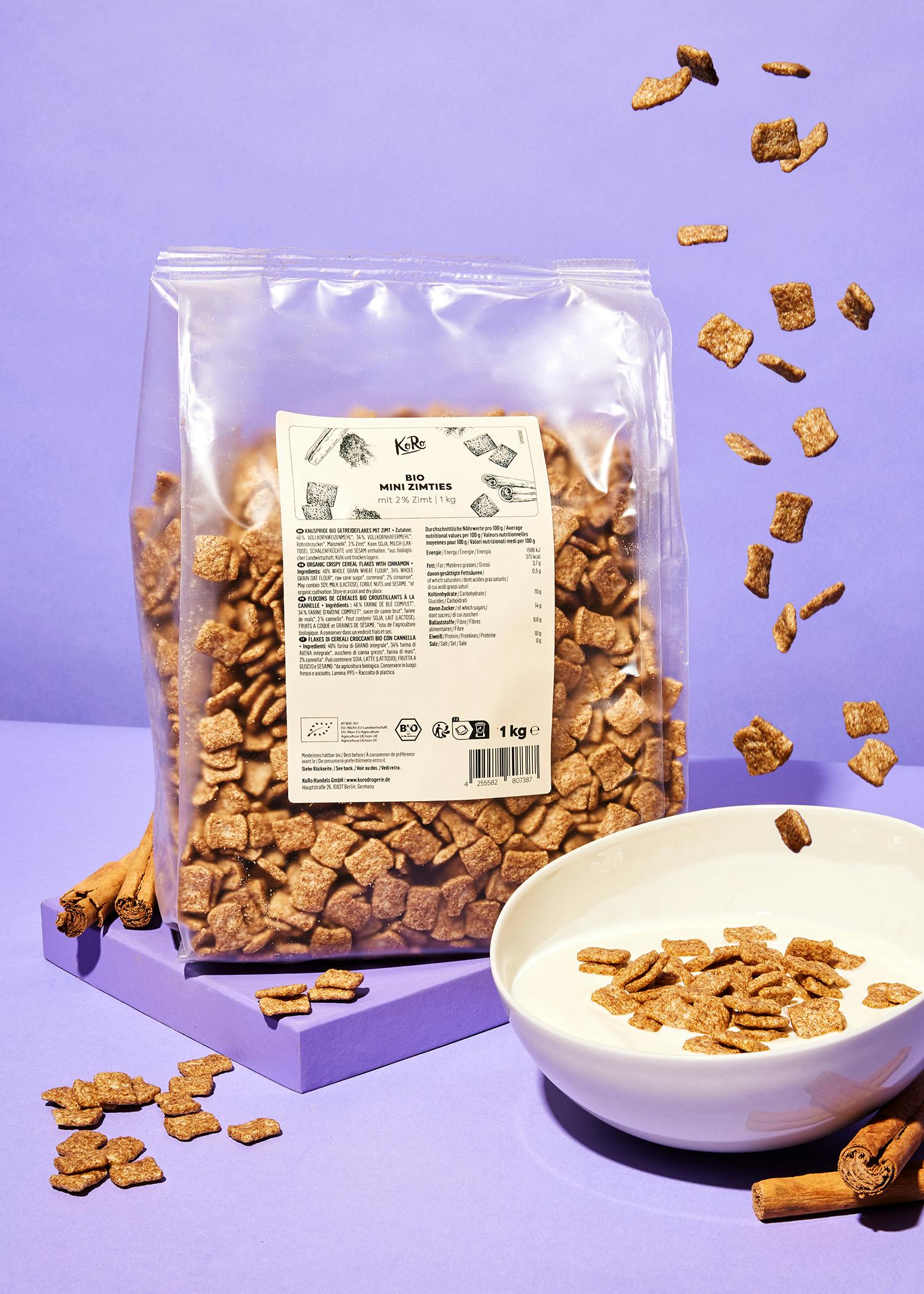 Bio Mini Zimties mit 2 % Zimt 1 kg