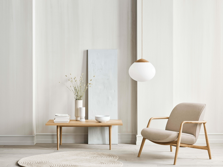 Bolia Zen Rounded vloerkleed 300x377 beige