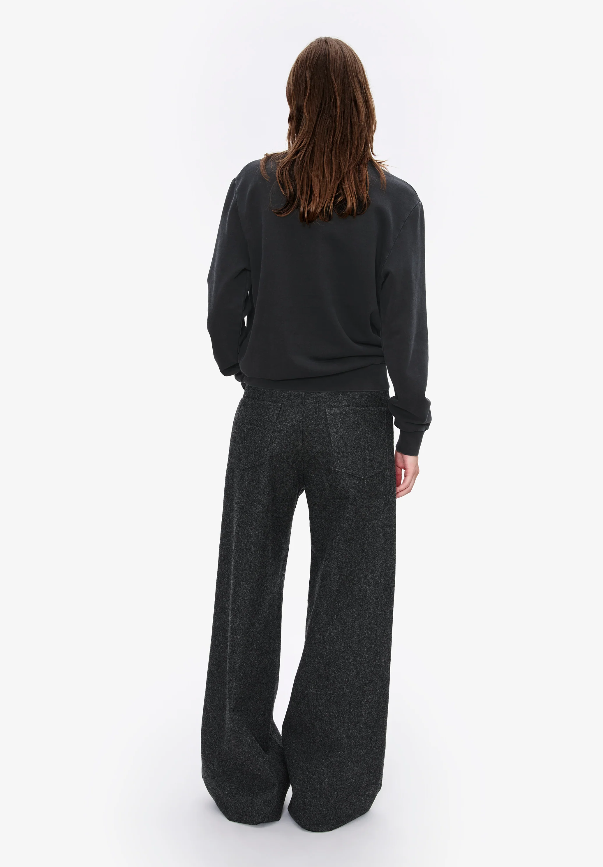 sweat standard grand vpc - Noir/blanc casse
