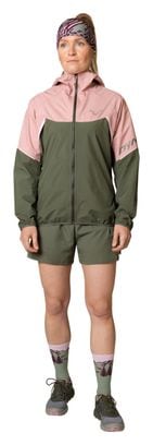 Veste imperméable Dynafit Alpine GTX Rose/Kaki Femme