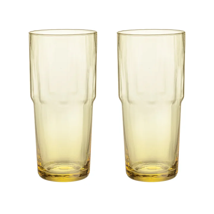 Iittala - Solare Trinkglas, 0,39 l, fire yellow (2er-Set)