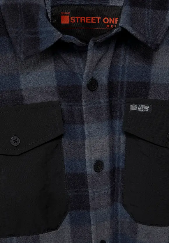 Fleece Overshirt - anthracite grey melange