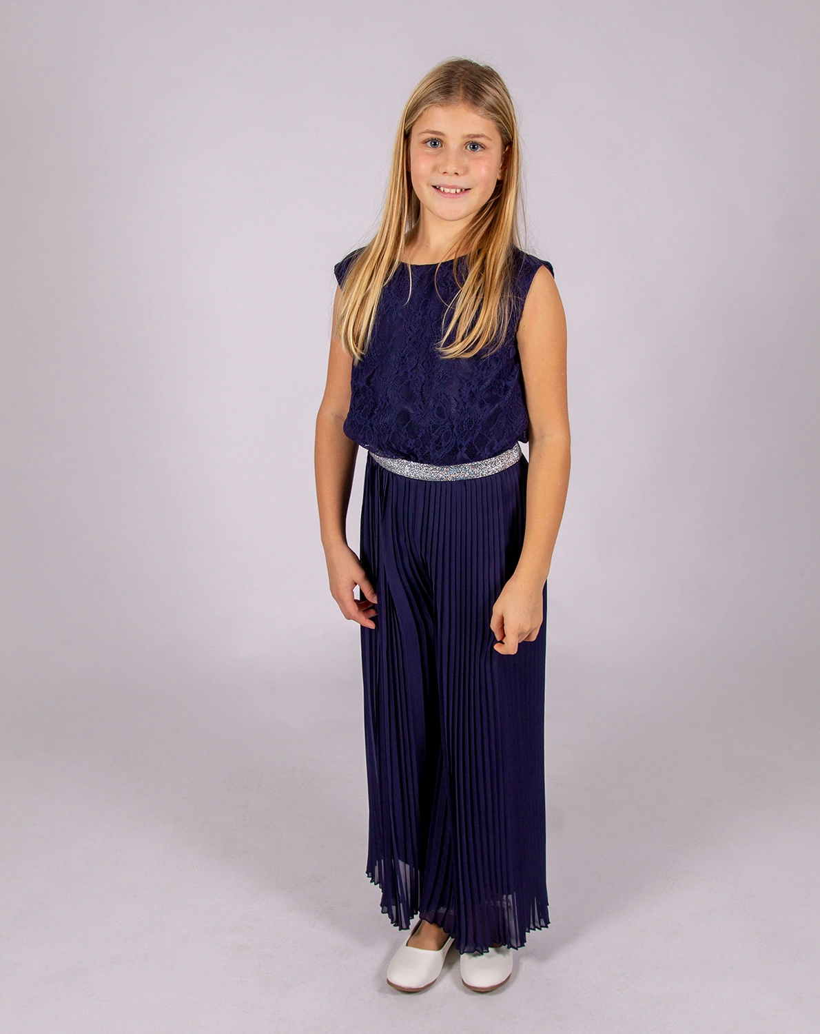 Jumpsuit BLUMENSTICK ärmellos in navy