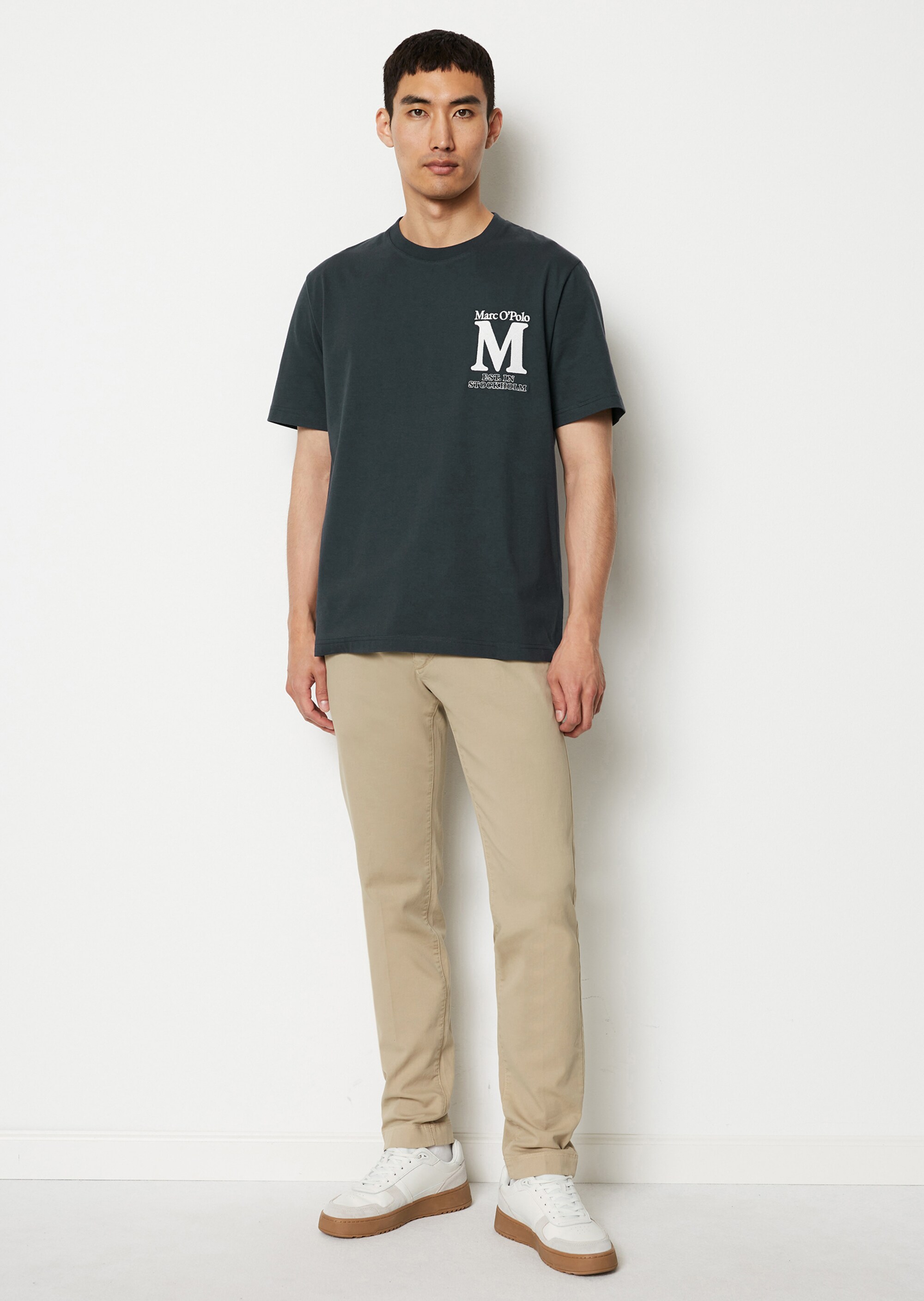 T-Shirt regular aus mittelschwerem Bio-Baumwoll-Jersey