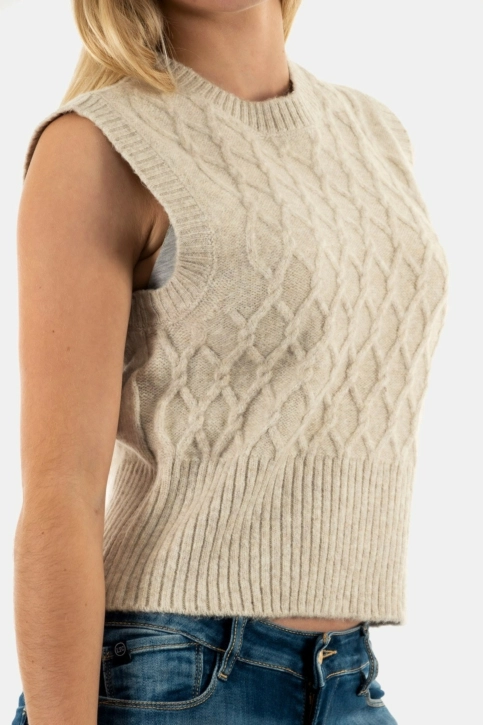 pull hiver only macadamia beige