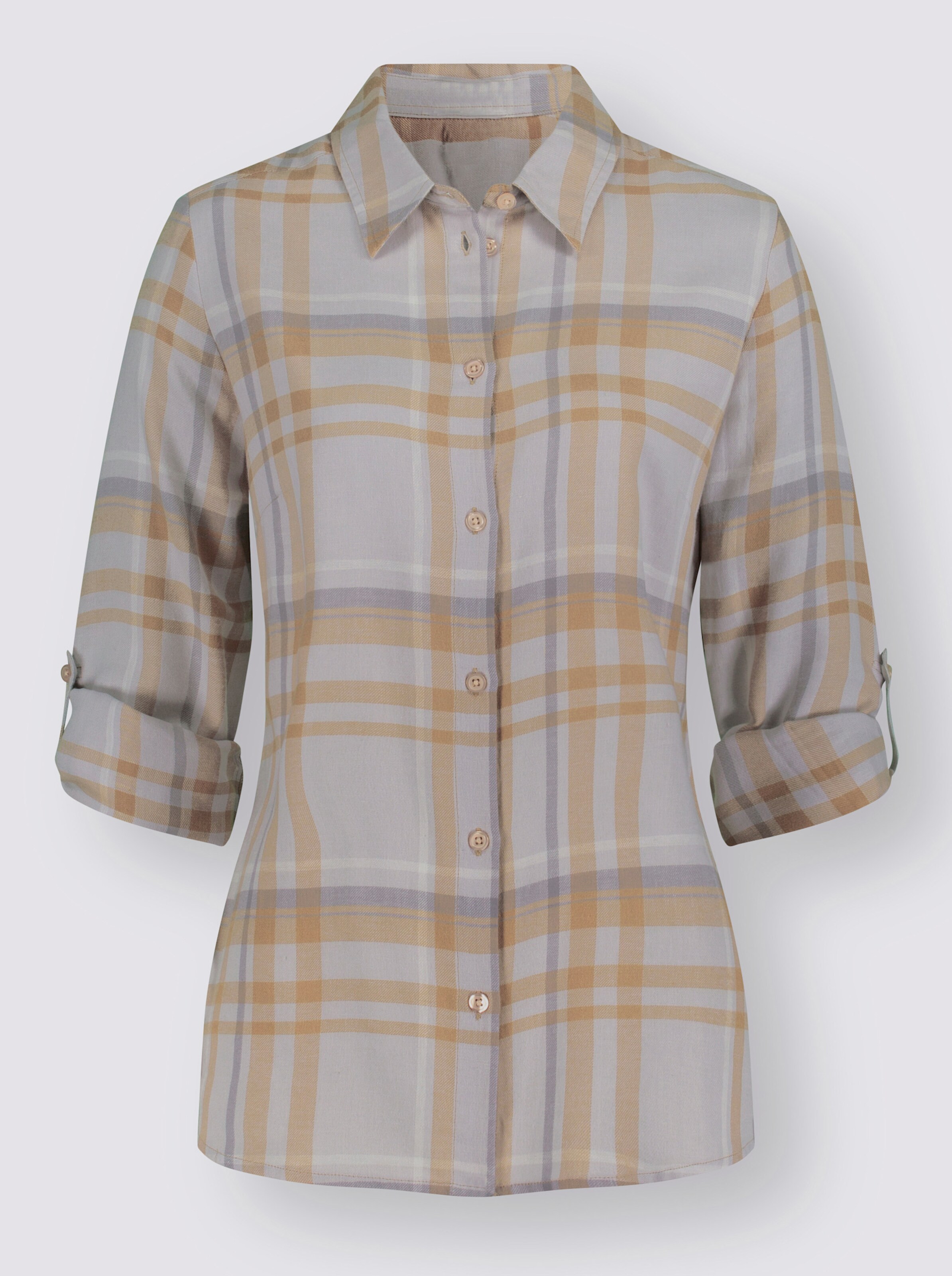 Flanellbluse