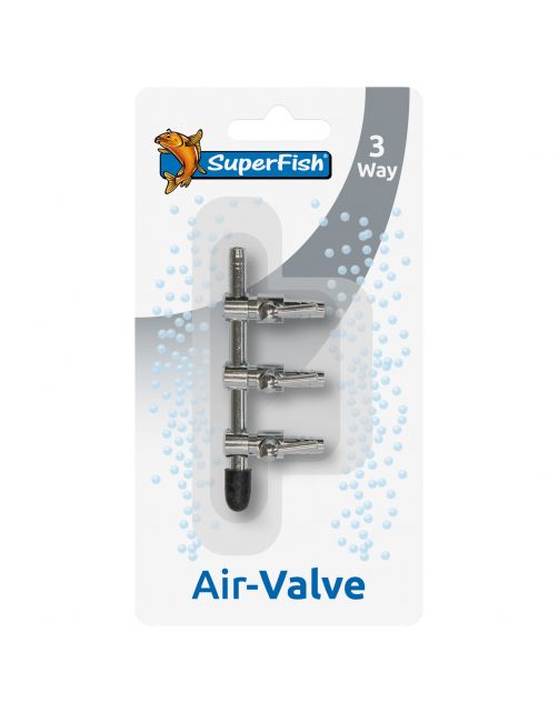 Superfish Rvs Luchtkraan 3 Weg - Beluchting - 15 cm Wit