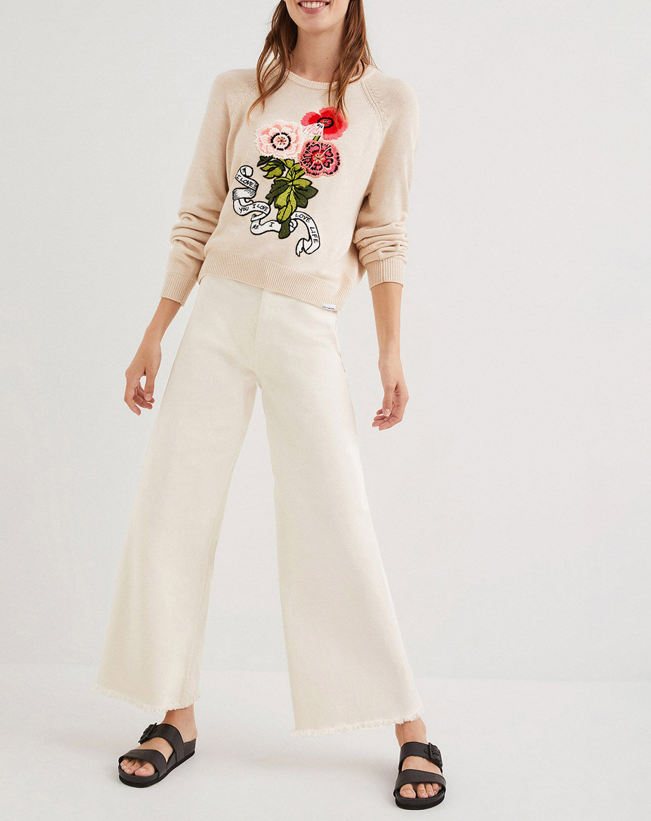 Desigual Pullover Abby blanc