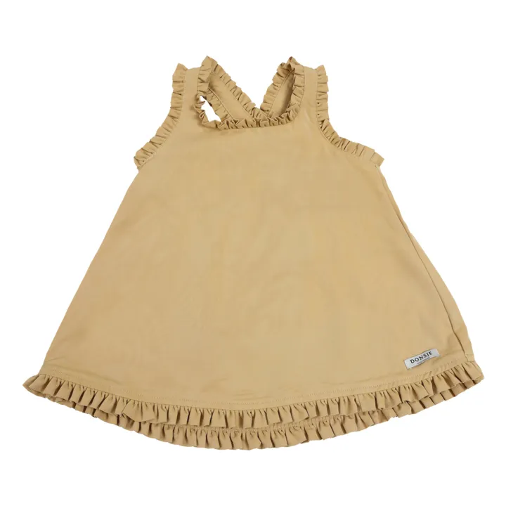 Donsje Robe à Volants Alize | Beige