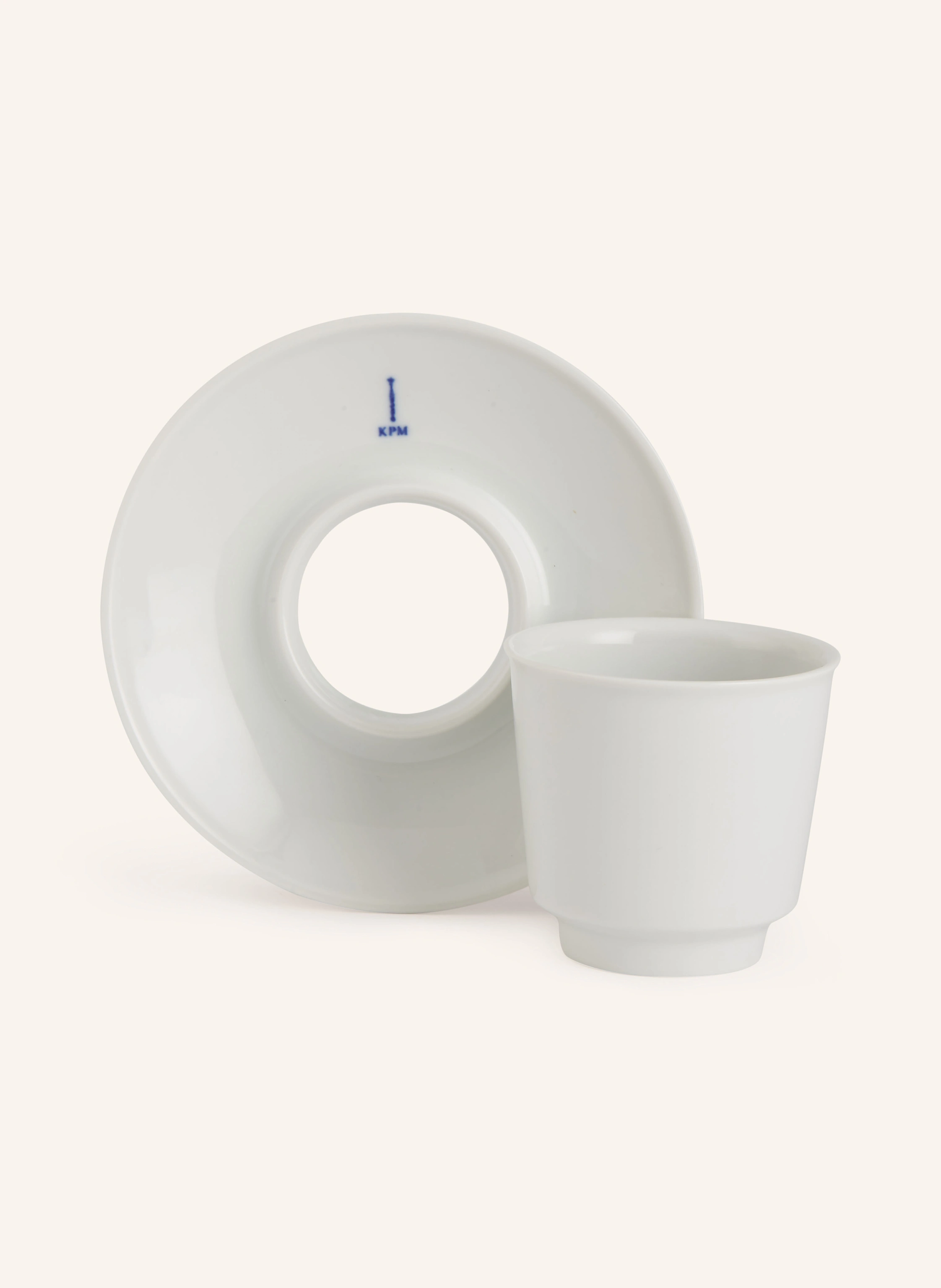 KPM 2er-Set Espressotassen FLUGZEUGTASSE mit Untertassen