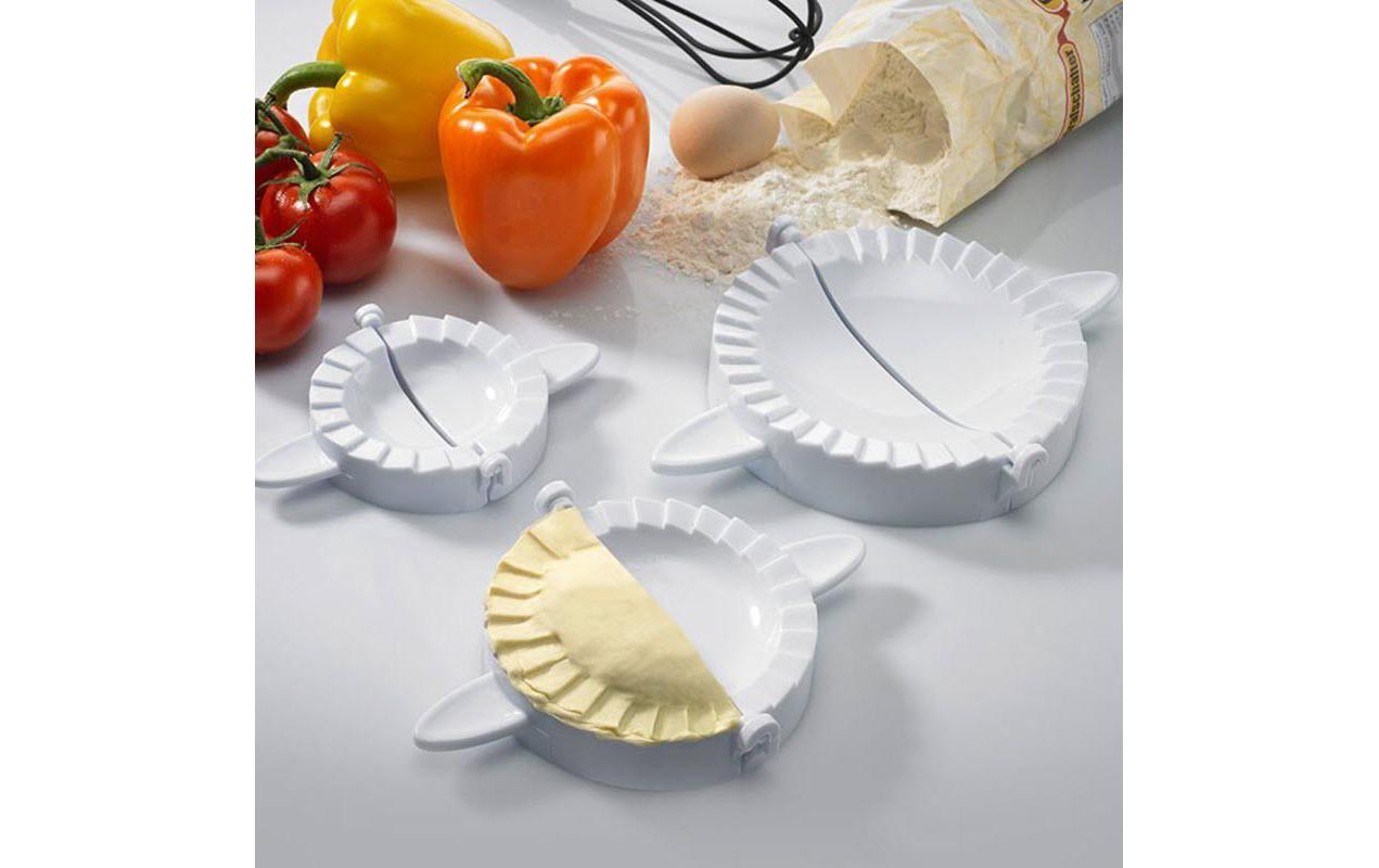 Ravioli- und Teigtaschenformer 3er-Set, OvalFür die Zubereitung von gefüllten Teigtaschen