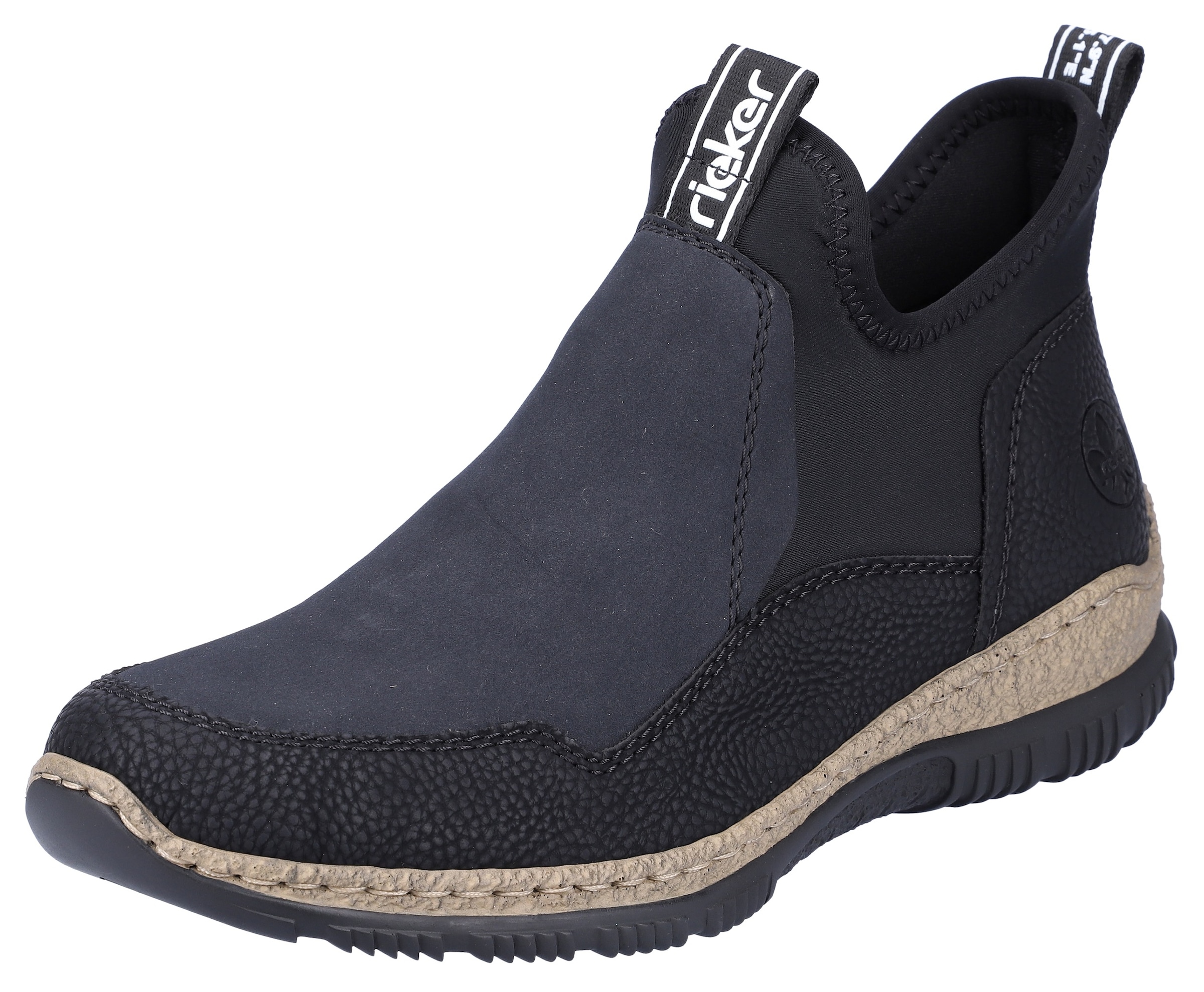 Rieker Schlupfboots  mit Logoschriftzug