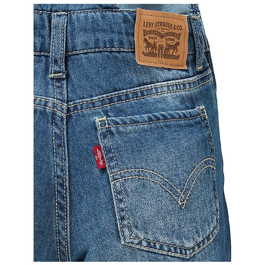 Levi's® Kids Girl Latzhose Railroad Stripe blau