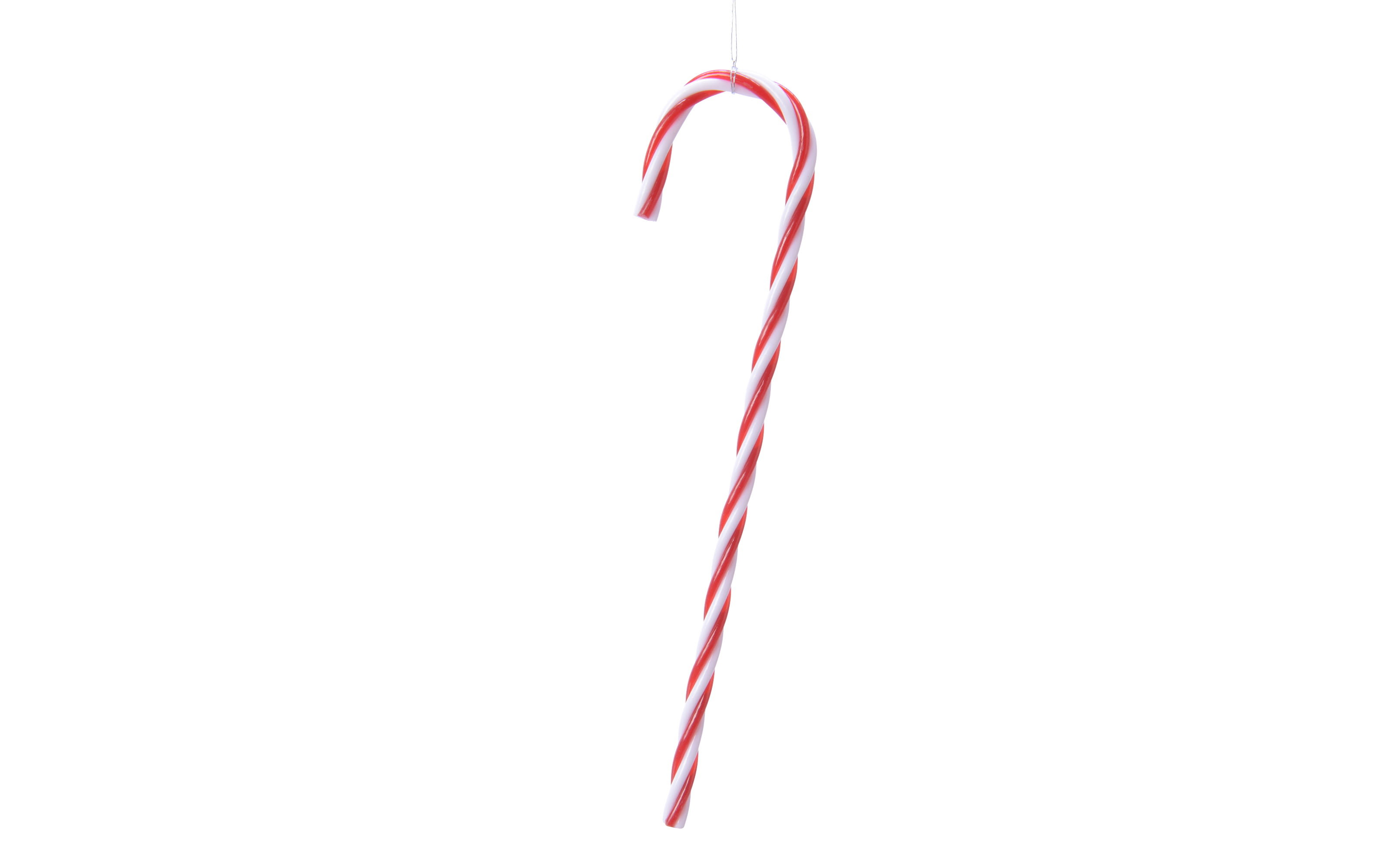 Zuckerstange, rot/weiß, 13 cm