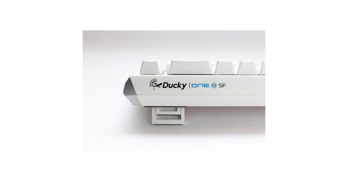 DuckyOne 3 Classic Pure White SF, toetsenbord  (Wit, US lay-out, Cherry MX Brown, RGB led, Double-shot PBT, Hot-swappable, QUACK Mechanics, 65%)