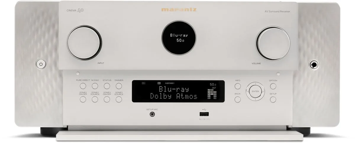 Marantz Cinema 40 Silver Gold Amplis home-cinéma
