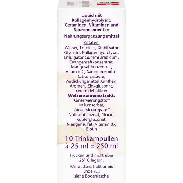 Kollagen + Biotin + Ceramide Trinkampullen