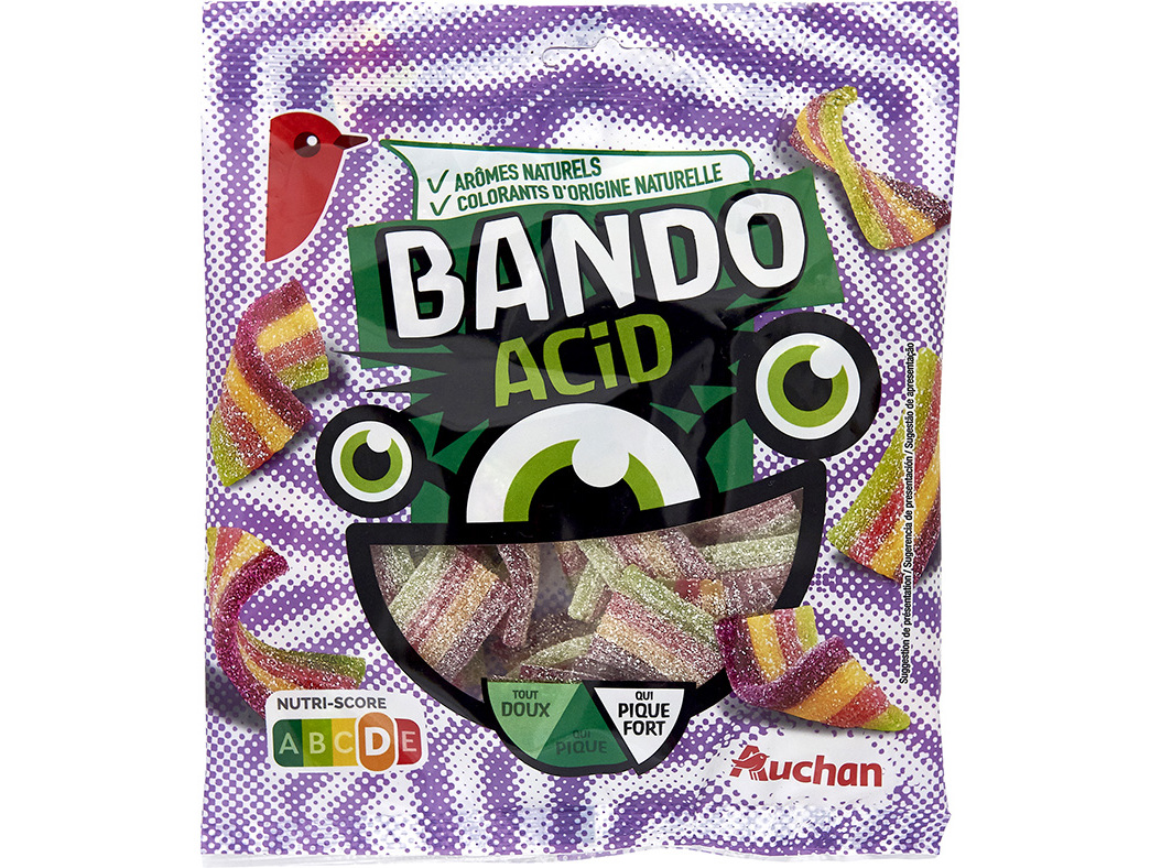 GOMAS AUCHAN BANDO ÁCIDAS 200G