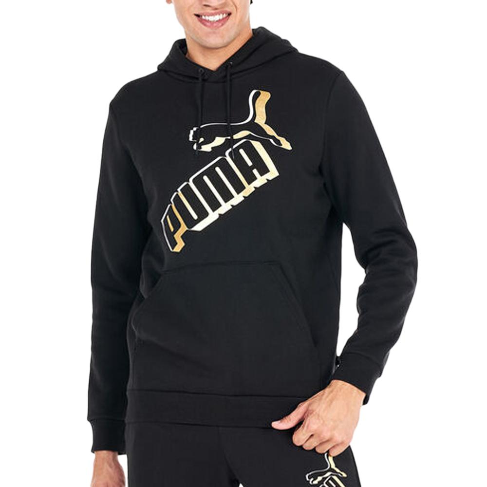 Puma Sweat Noir Homme Puma Foil