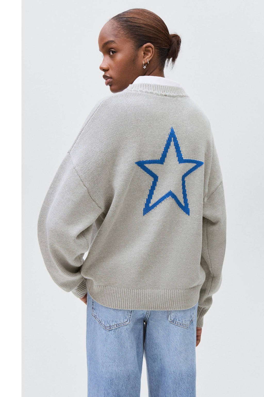 MANGO TEEN trui grijs